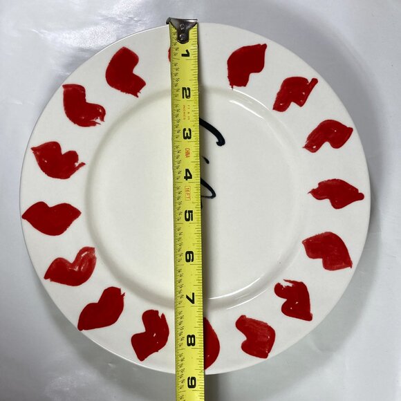 Anthropologie Hotel Magique L'Amour Kisses Dessert Plates Set of 4 - Picture 5 of 6